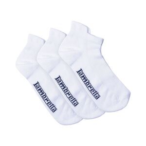 Lambretta Mens Trainer Socks (Pack of 3) / White